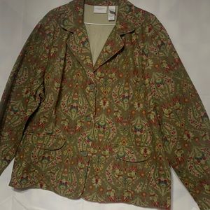 Liz Claiborne Multicolor Floral Blazer